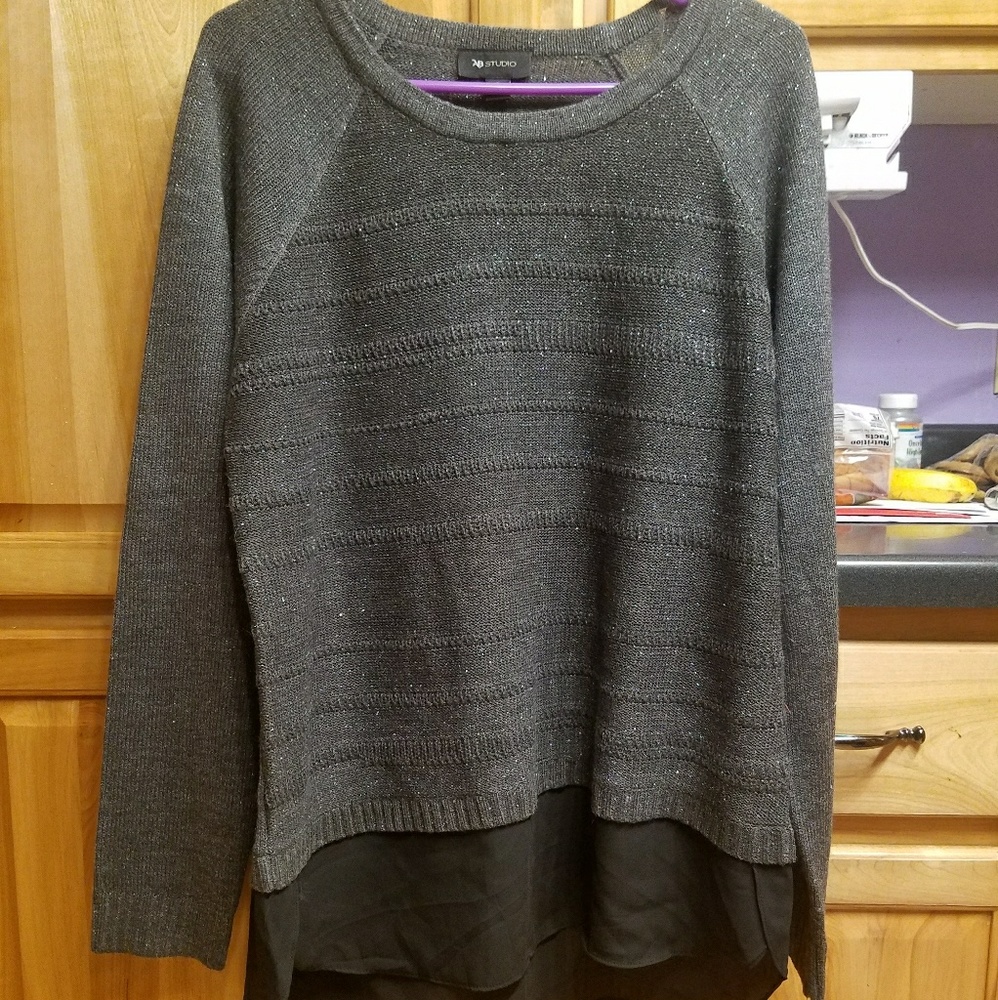 Sparkly Gray Sweater